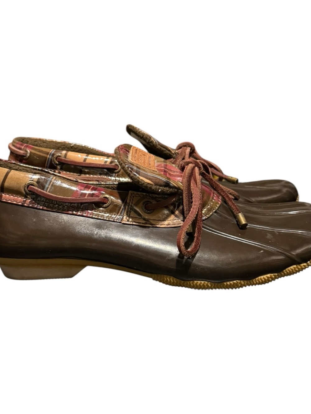 Vintage Sperry Woman's Top-Siders Rain Boots Size 10 #9045436 G11-CH373 - Picture 3 of 10